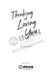 Iman Publication Book Thinking of Loving You by Ain Nabilah 100960