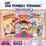 IMAN Shoppe Bookstore Kombo Komik Aichan Kit-Kombo-Komik-Aichan-Baru