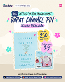 IMAN Shoppe Bookstore Letters For The Fragile Heart +  FREE Enamel Pin Fragile Heart Kit-Letters-Fragile-Heart